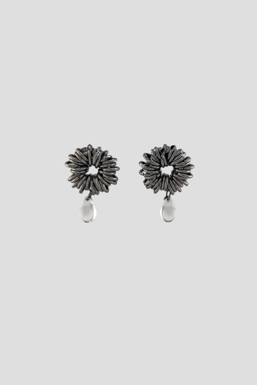 Boucles d'oreilles Messy oranges