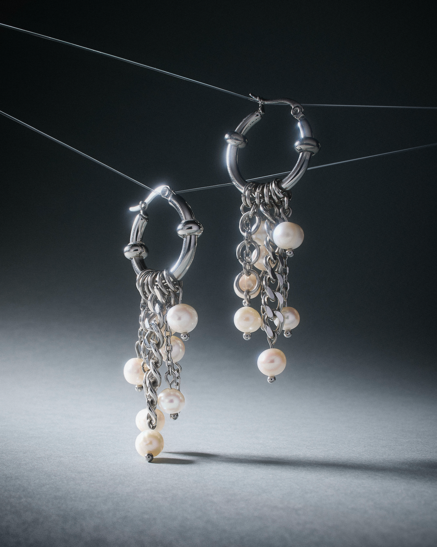 Boucles d'oreilles Particules