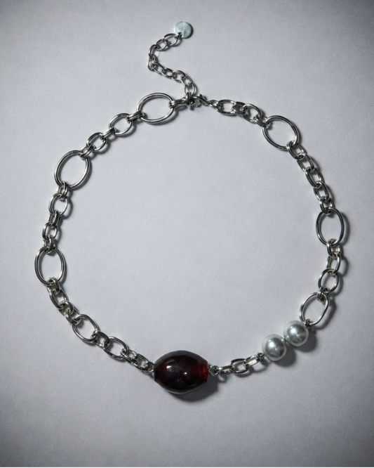 Collier Genesis marron