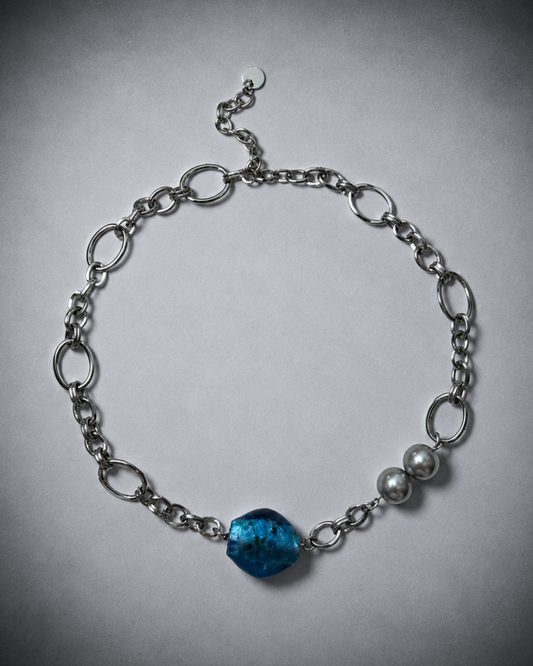 Collier Genesis bleu