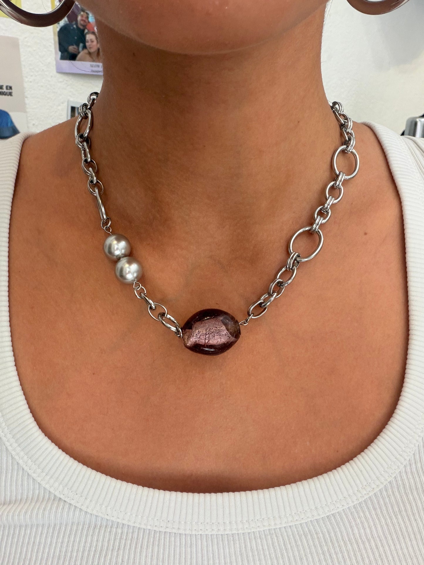 Collier Genesis violet