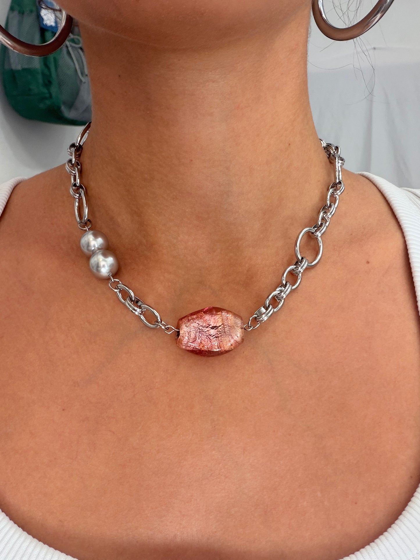 Collier Genesis rose