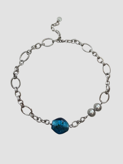 Collier Genesis bleu