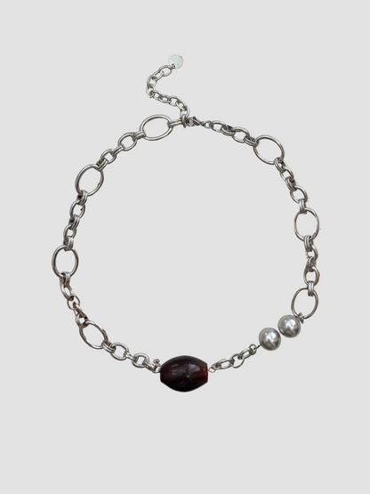 Collier Genesis marron